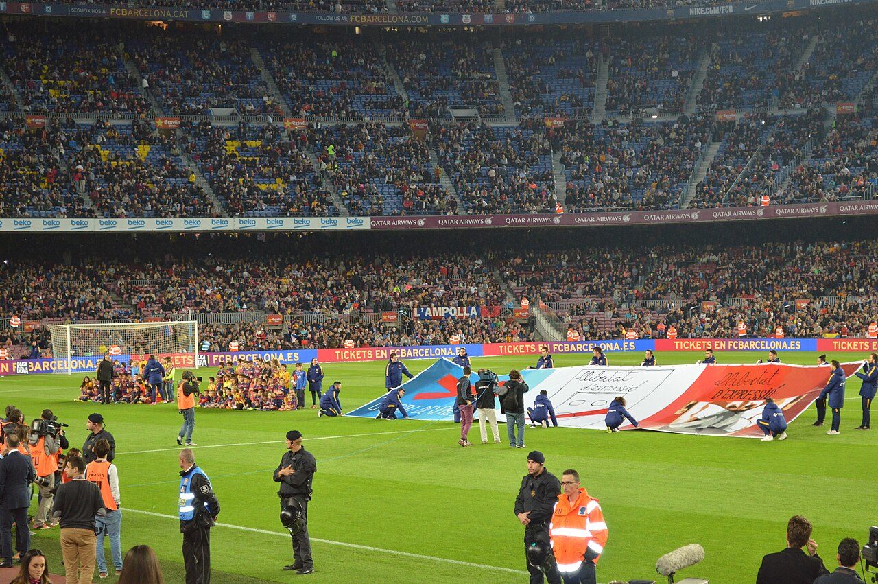 Photograph: Camp Nou Barcelona oct 2015