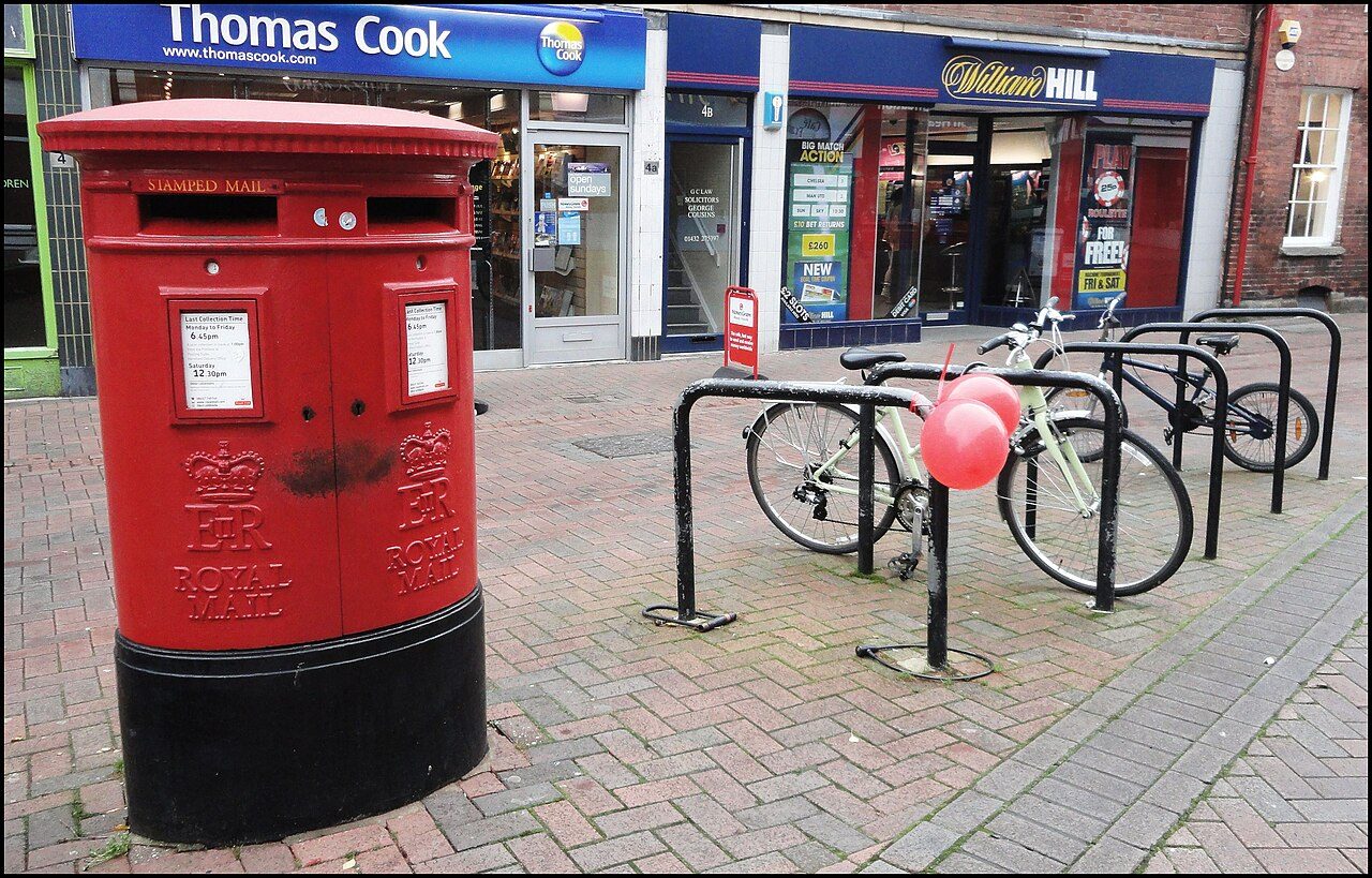 Photograph: Hereford ... bike rack with red balloons (please, not that song again). - Flickr - BazzaDaRambler